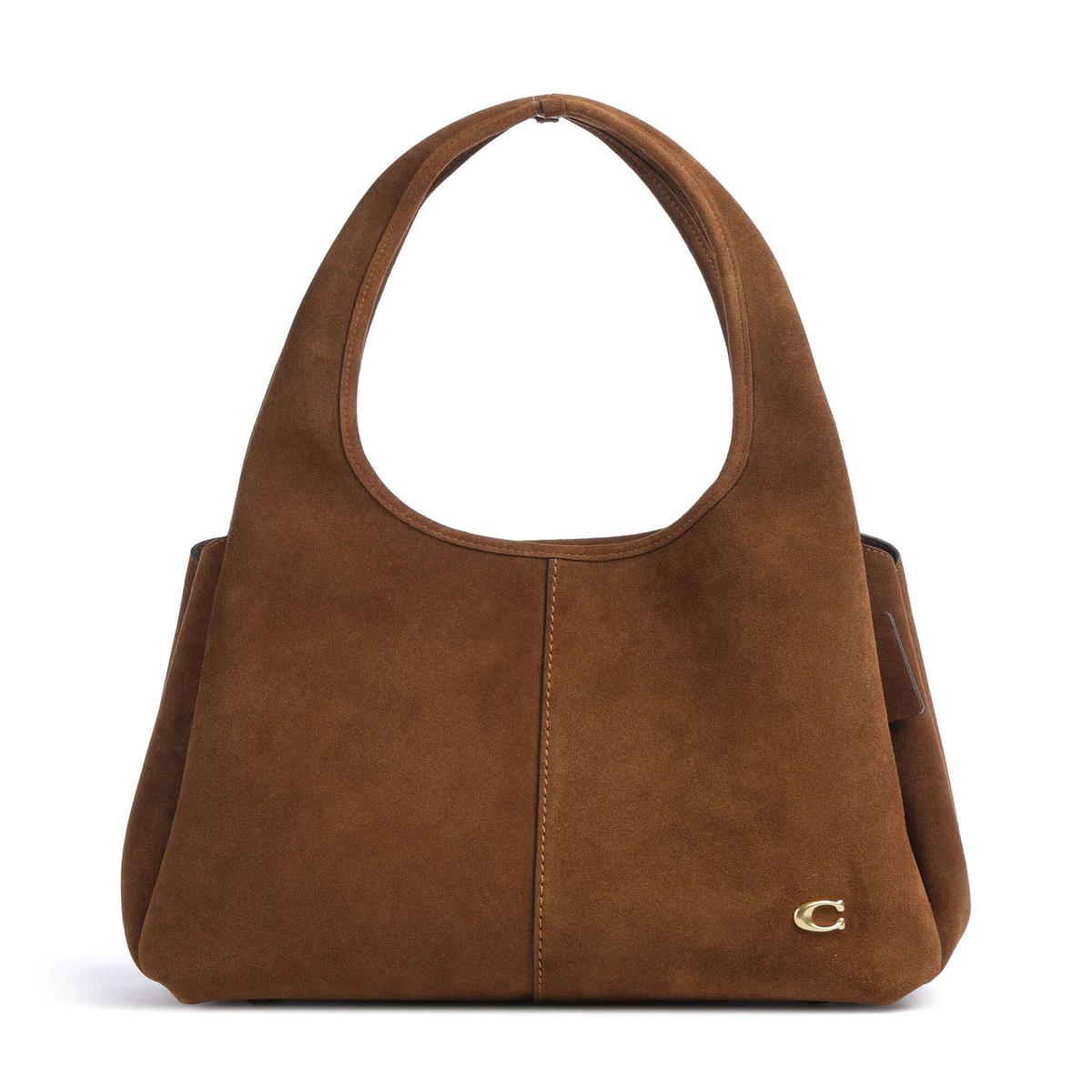 Coach Lana Suede Hobo bag warm brown