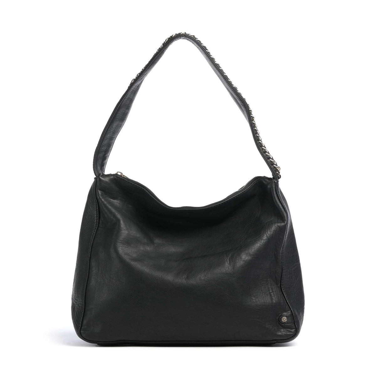 Depeche Gold Casino Hobo bag nero