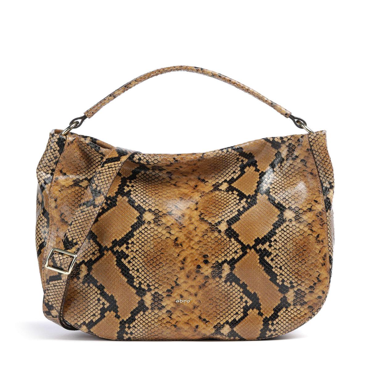 Abro Pitone Mia Hobo bag cuoio