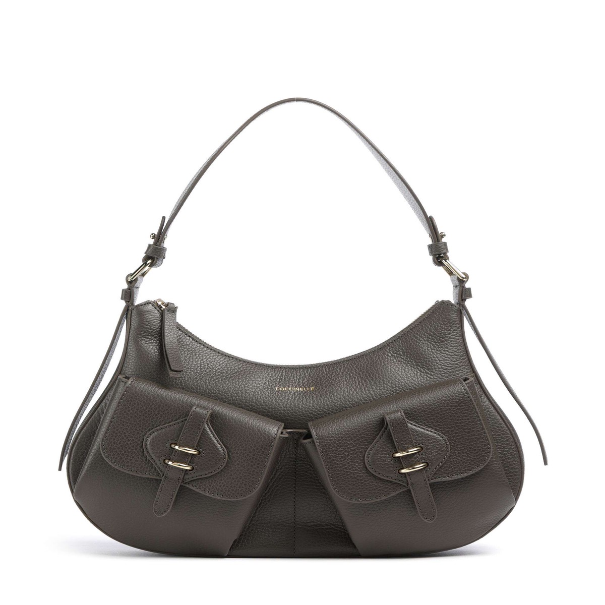 Coccinelle Mavery Pocket Hobo bag fango