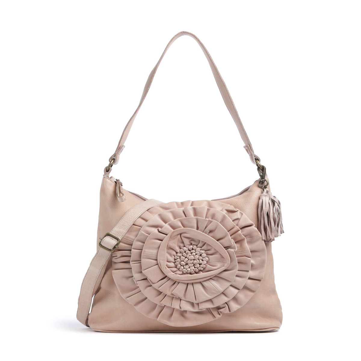 Taschendieb Wien Rosenhgelstrasse 1 Hobo bag linen rose