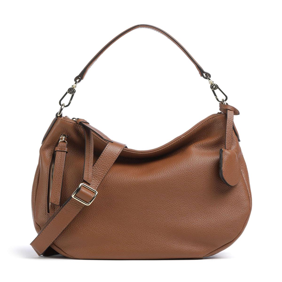 Abro Adria Juna Small Hobo bag caramel/cognac