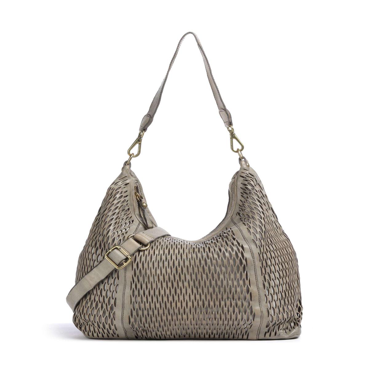 Campomaggi Hobo bag ghiaccio
