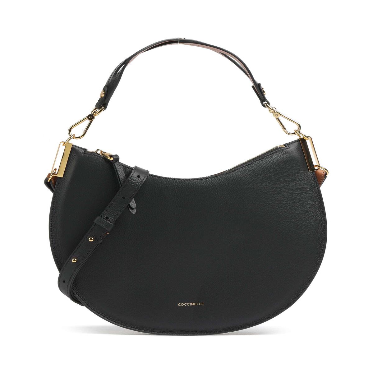 Coccinelle Sunup Hobo bag noir/cuir