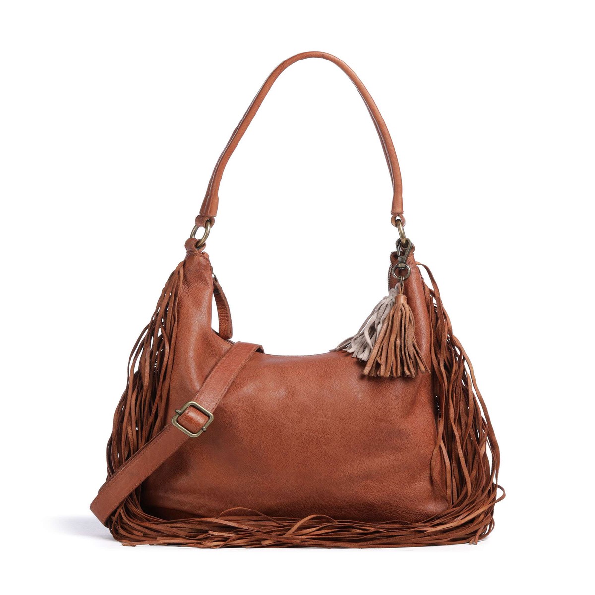 Taschendieb Wien Lwengasse 5x Hobo bag cognac