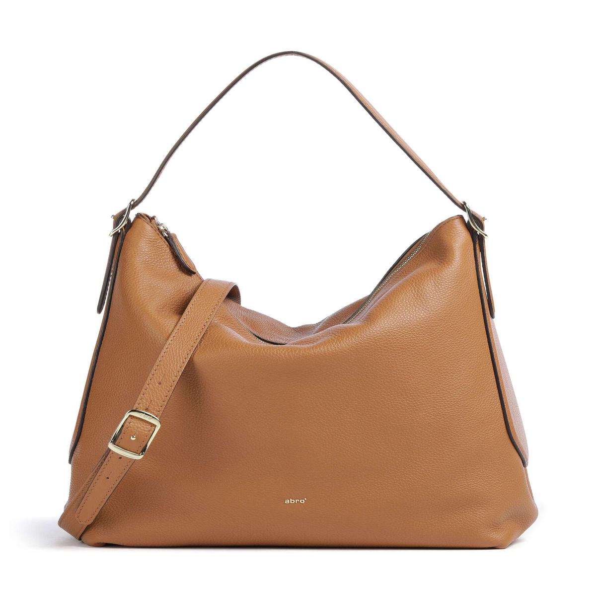 Abro Agave Carina Hobo bag cuoio