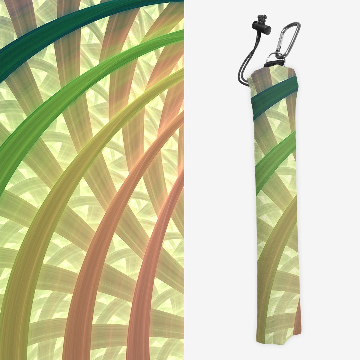 Green Archways Playmat Bag