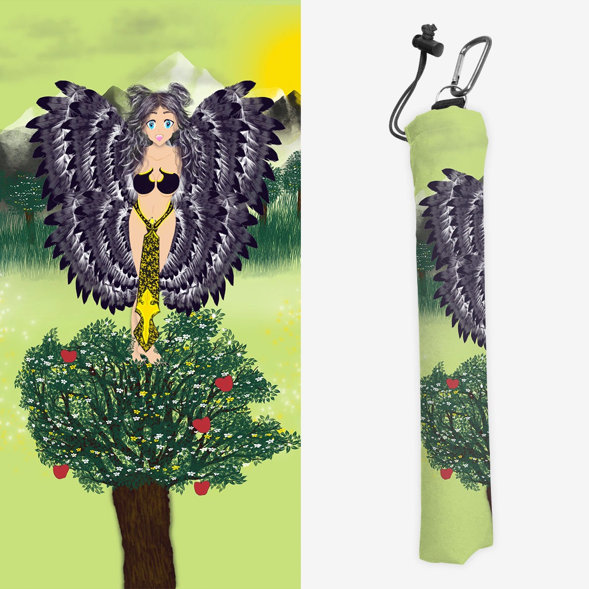 Angel Of Trees Playmat Bag