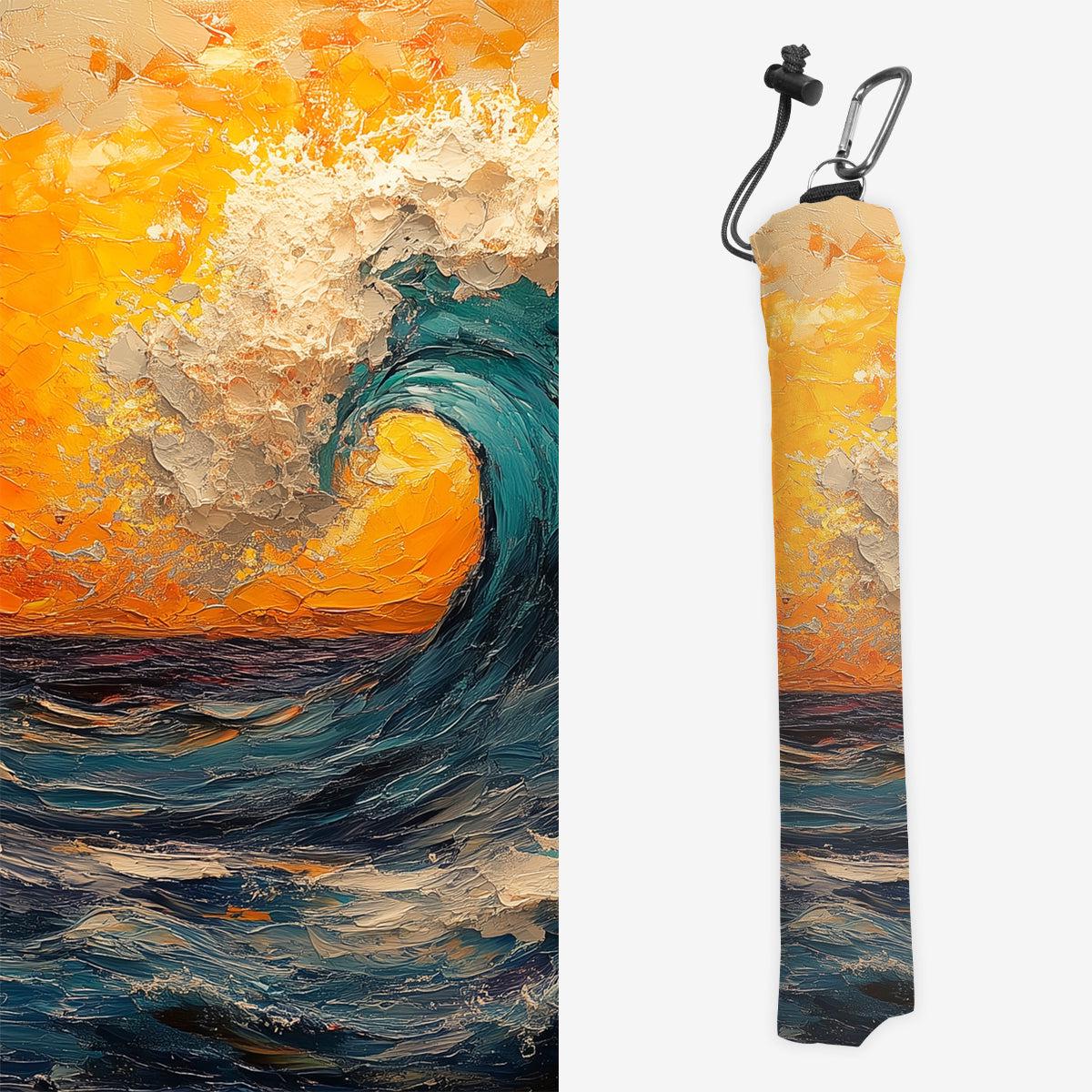 Wavy Sunset Playmat Bag