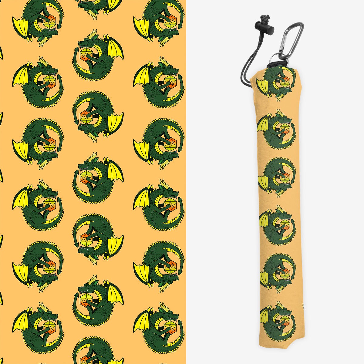 20 Sided Dragon Playmat Bag