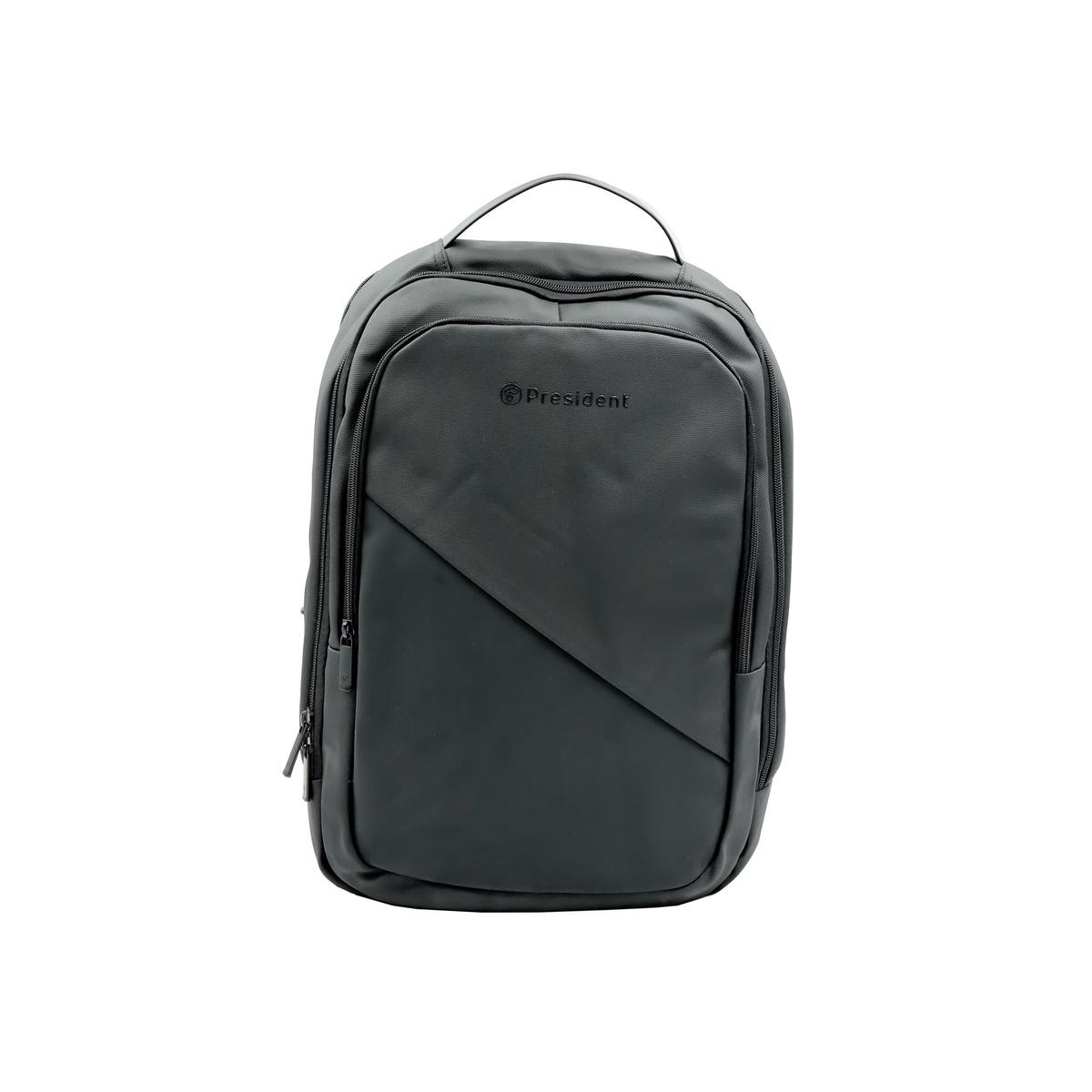 Backpack 19-Inch Waterproof School, Travel & Laptop Bag with Padded Back Support Black President BPP5959-19