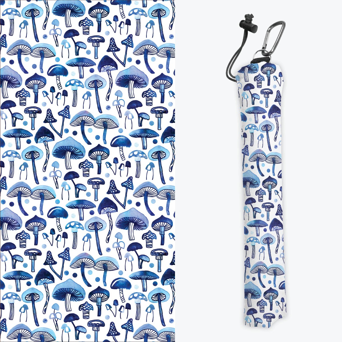 Watercolor Mushrooms Playmat Bag