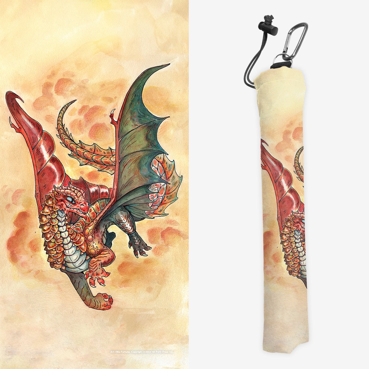 Young Copper Dragon Playmat Bag