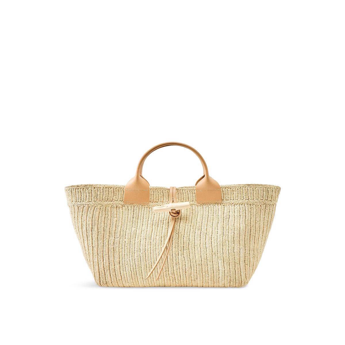Le Roseau Raffia Tote Bag Large Vegetal - Vegetal