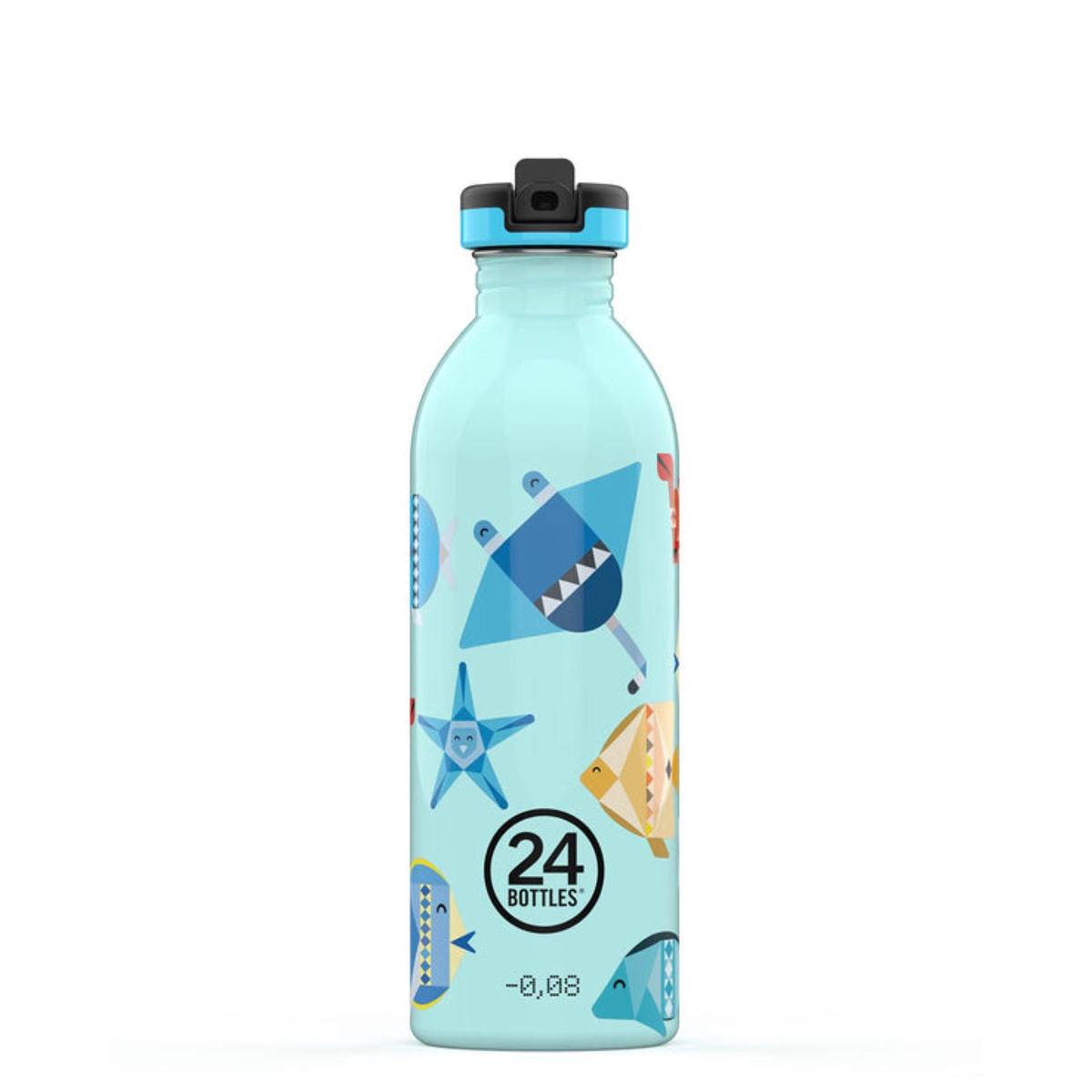 24 Bottles Urban 500ML Water Bottle (Sport Lid) - Sea Friends