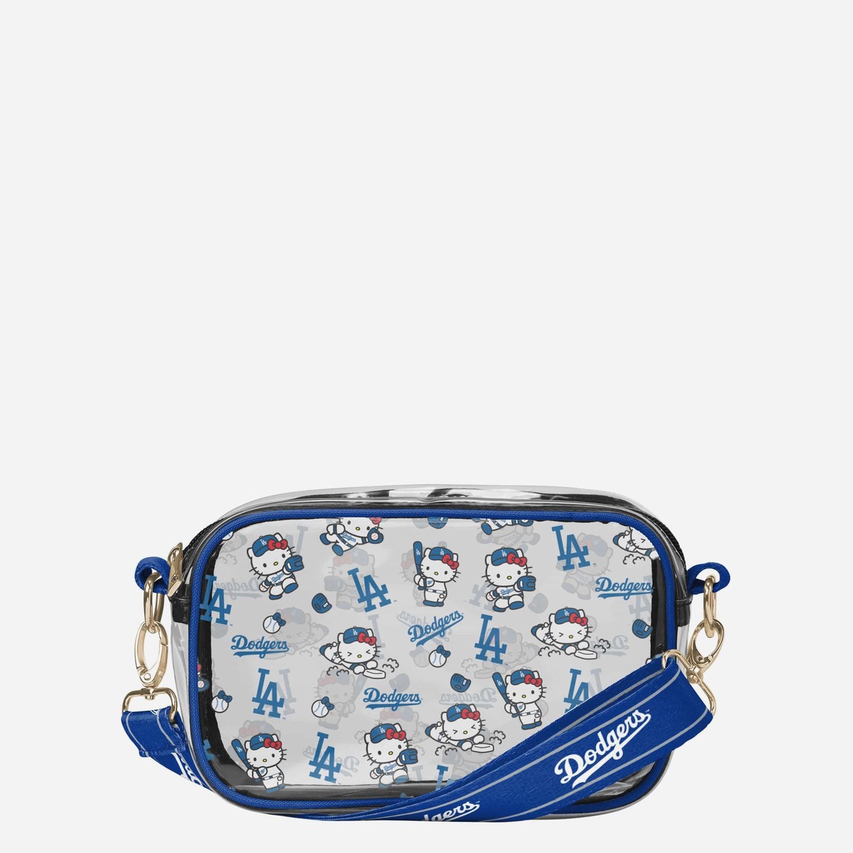 Los Angeles Dodgers Hello Kitty Clear Crossbody Bag