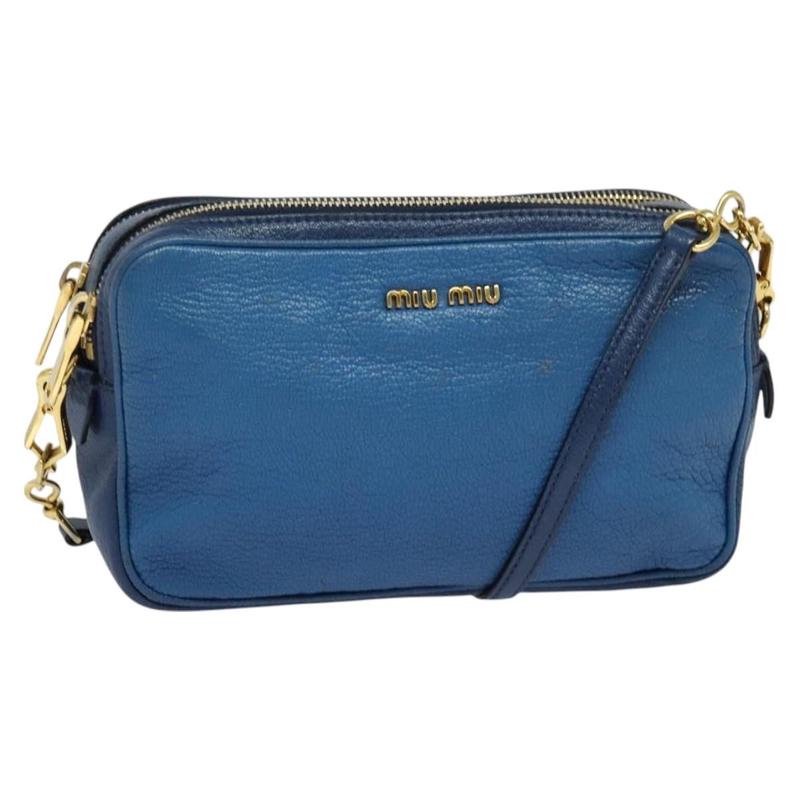 Miu Miu Madras Double Zip Crossbody Bag