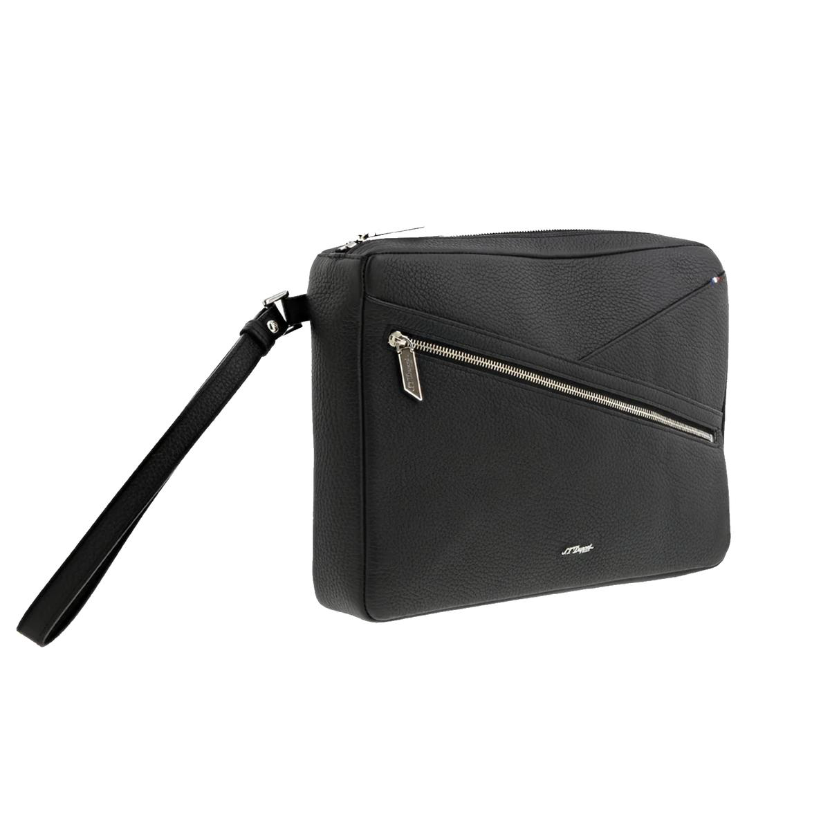 ST Dupont Black Grained Neo Capsule Pouch