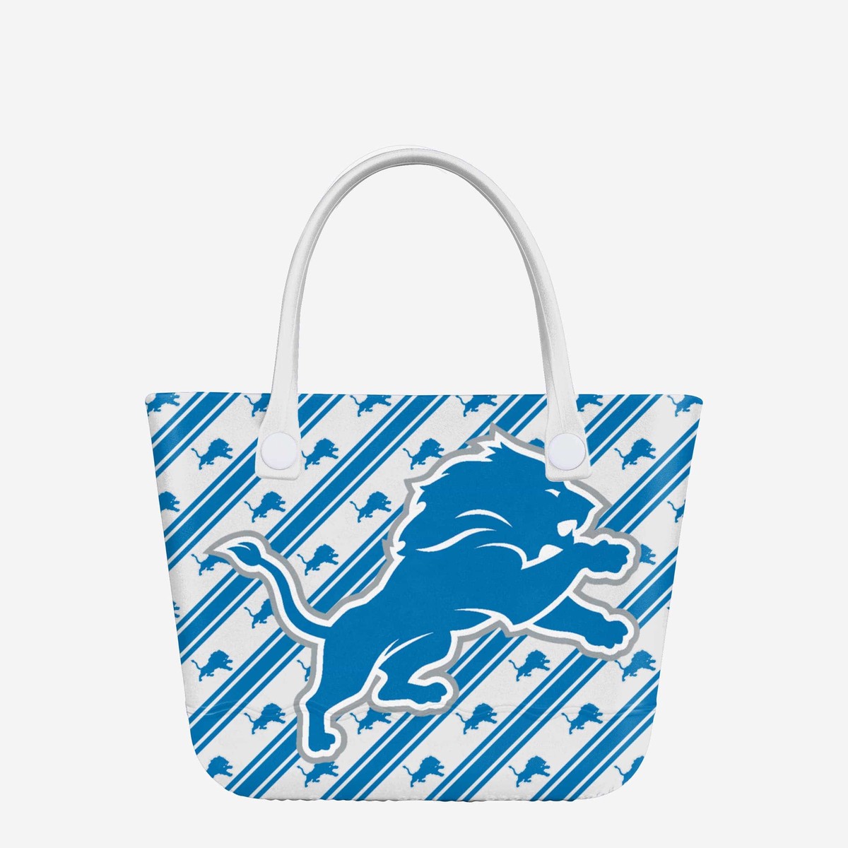 Detroit Lions Big Logo Mini Print Tailgate Tote Bag