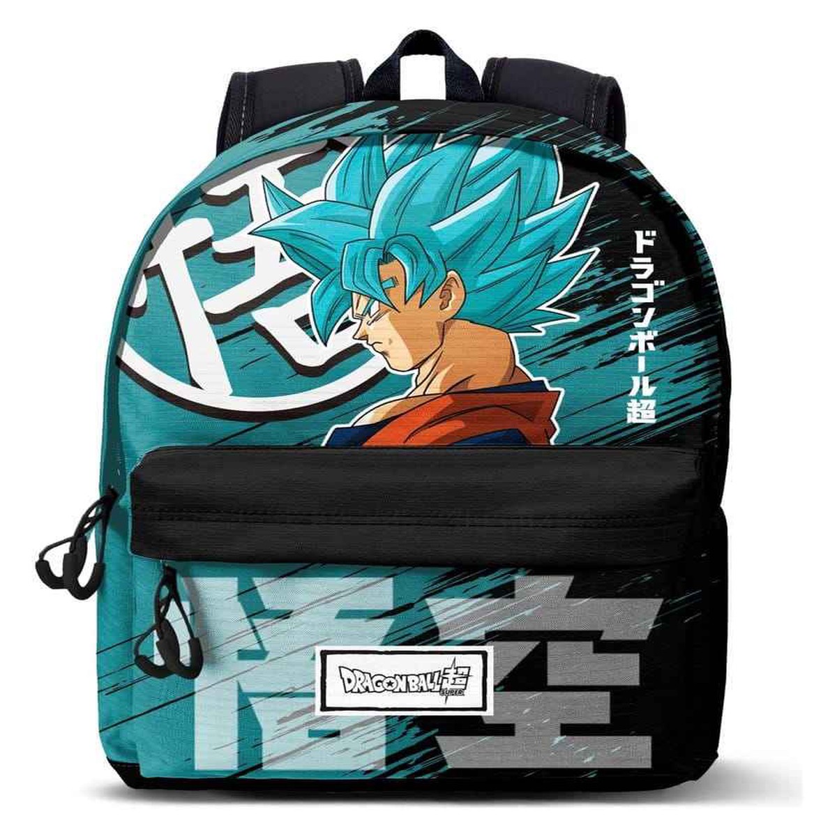Dragon Ball FAN HS Ryggsck 3.0 Saiyajin Blue - Hgkvalitativ och Tlig Ryggsck fr Fans