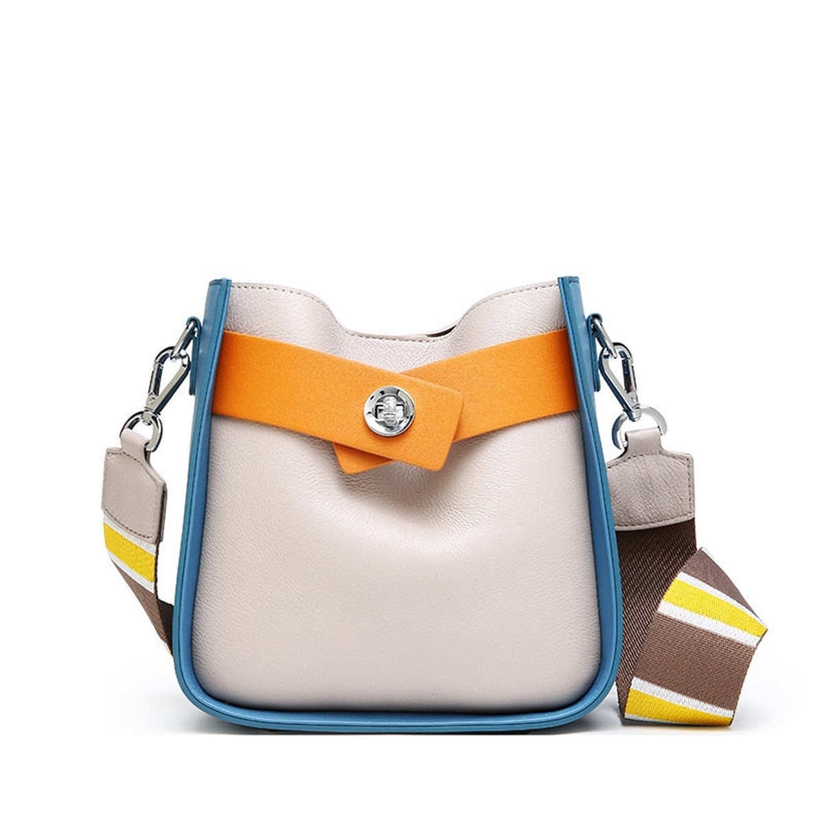 Designer Female Crossbody Bags For Women 2018 Shoulder Bag Real Genuine Leather Wide Strap Luxury