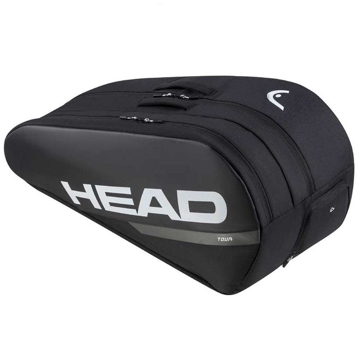 Head Tour L Tennis Racquet Bag Black and White