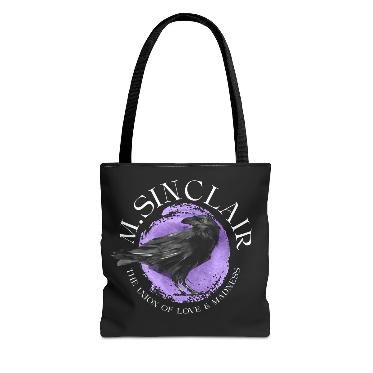 Tote Bag M. Sinclair Raven Logo (The Union of Love & Madness)