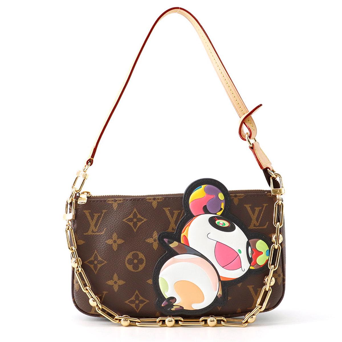 LOUIS VUITTON LV TM Pochette Accessoires RedM13440 Monogram Panda Takashi Murakami
