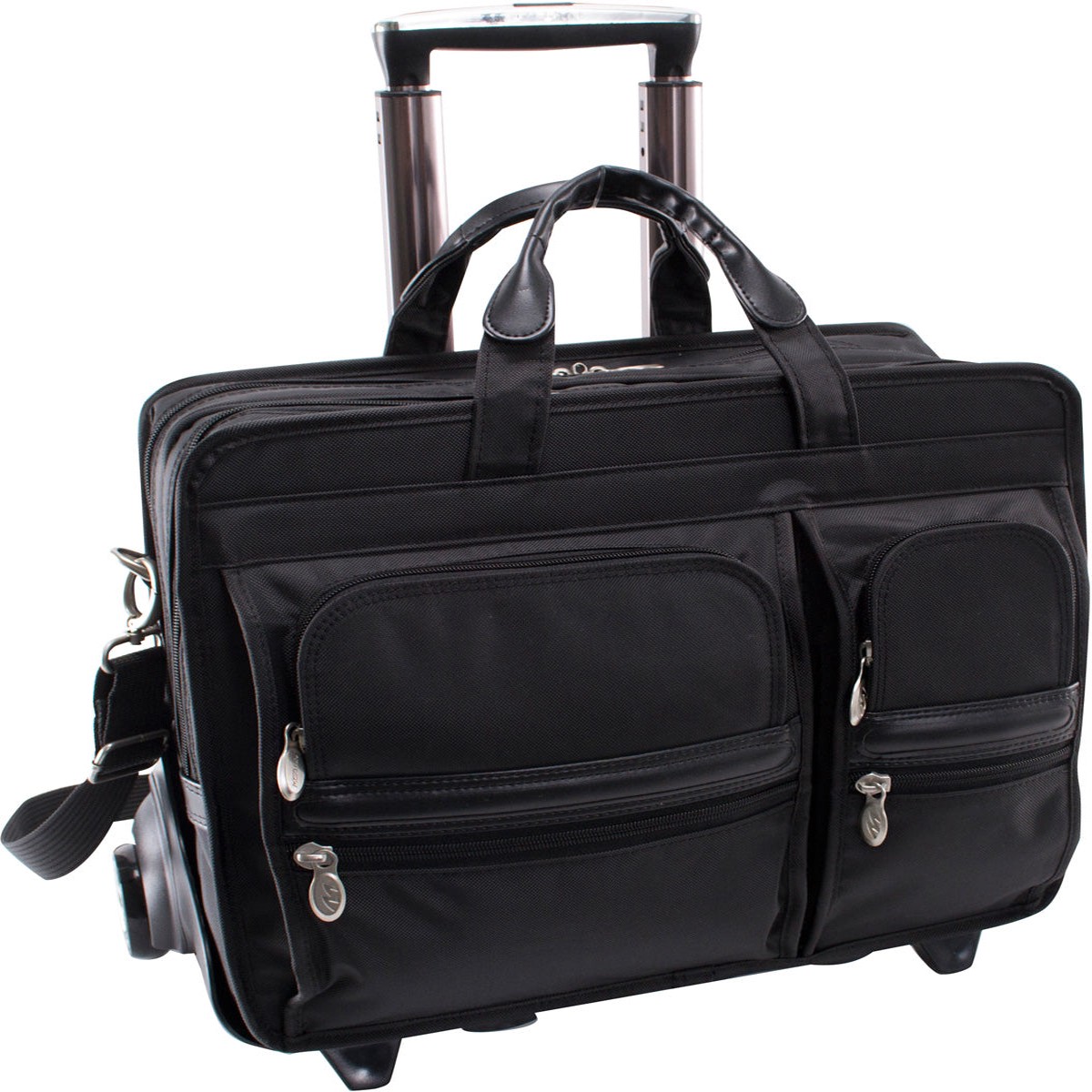 Mcklein P Series Clinton Nylon 17In Wheeled Laptop Case