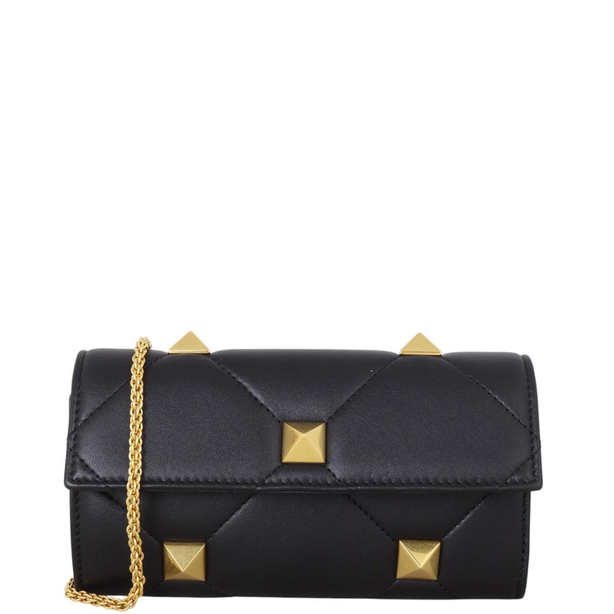 Valentino Roman Stud Wallet on Chain