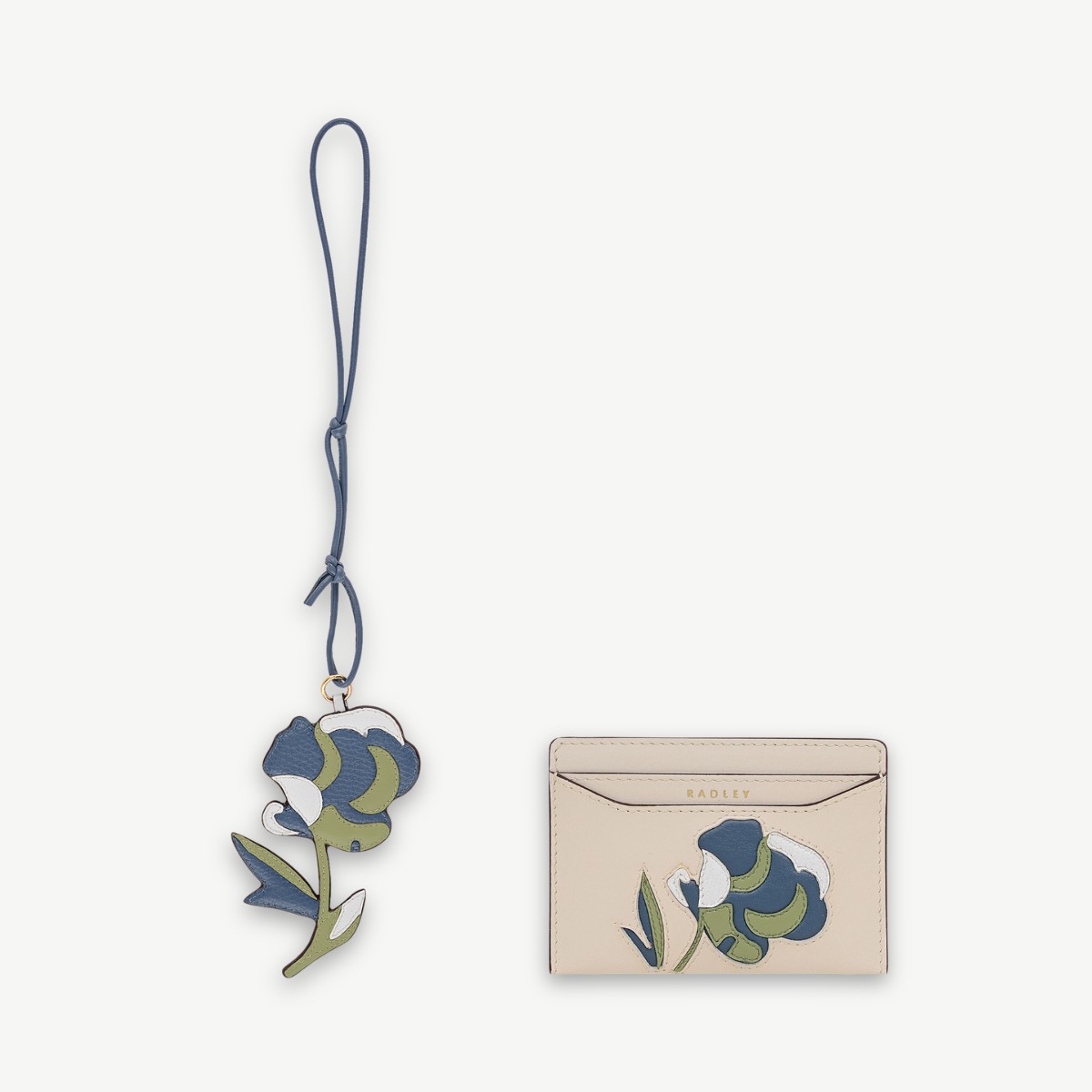 Floral Card Holder and Flower Charm