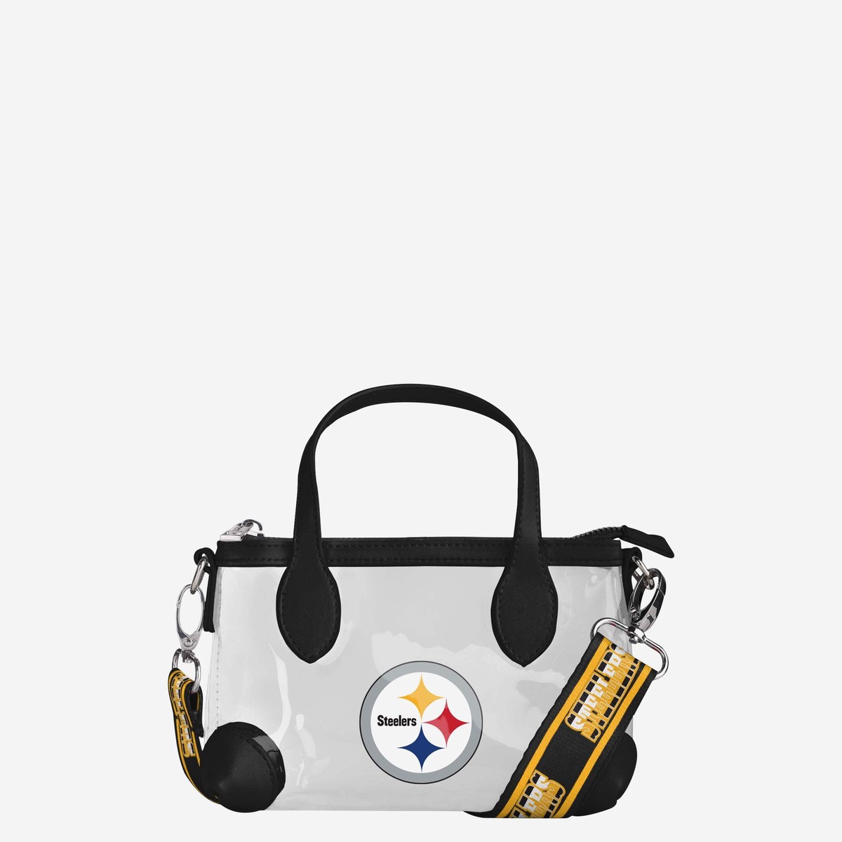 Pittsburgh Steelers Big Logo Clear Crossbody Mini Purse