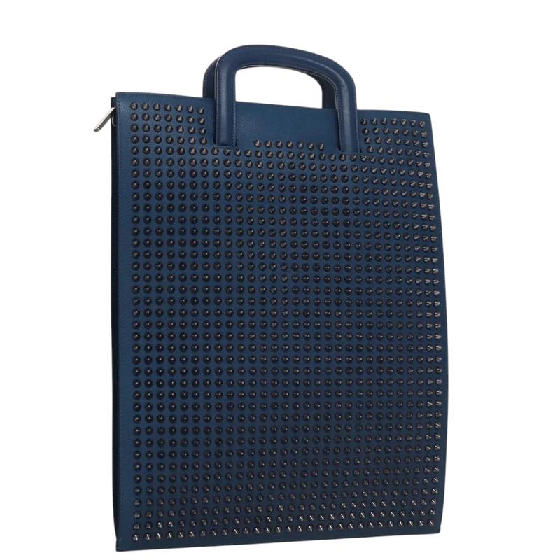 Christian Louboutin Trictrac Portfolio Bag Leather and Spiked
