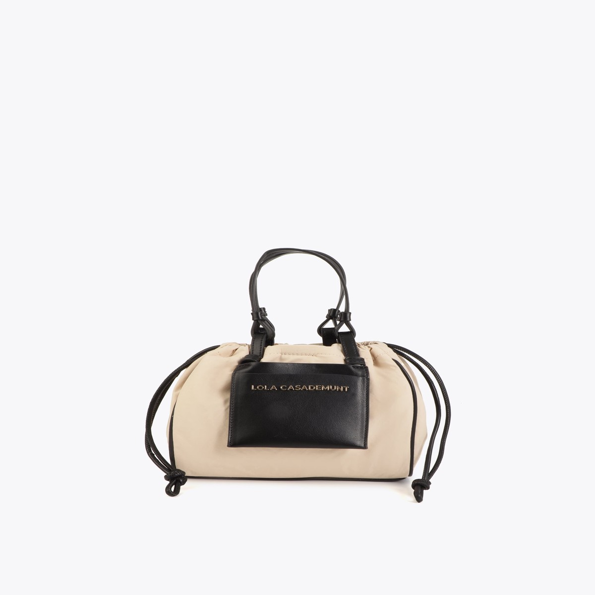 Mini shopper combined nylon and PU