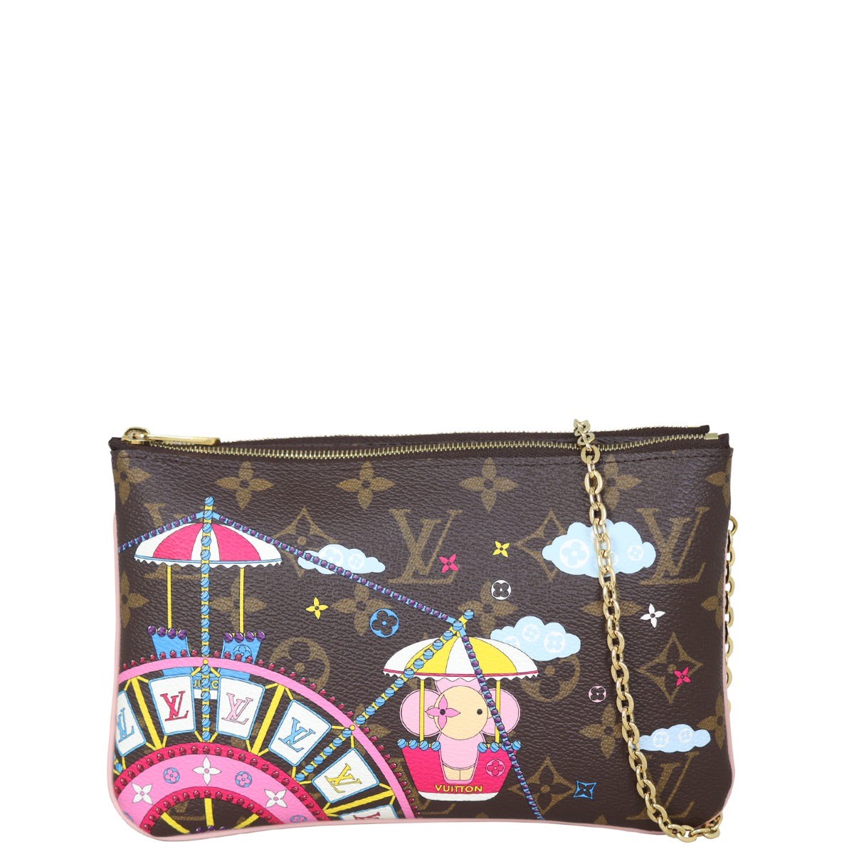 Louis Vuitton Double Zip Pochette 2020 Christmas Vivienne