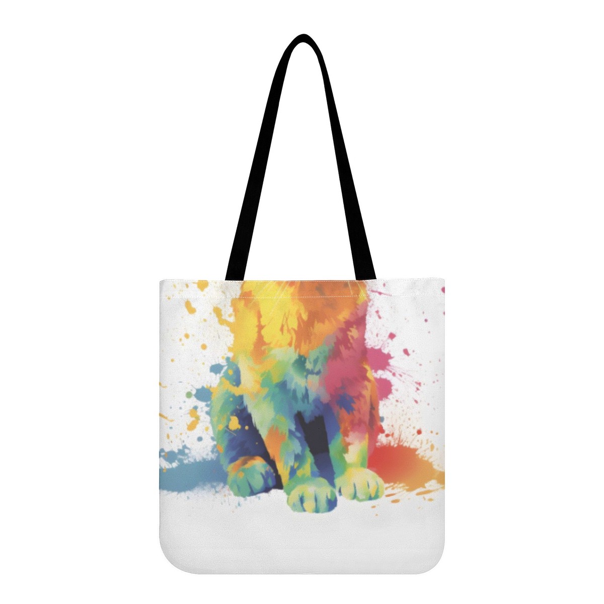 Cat Print All-Over Print Cloth Tote Bag