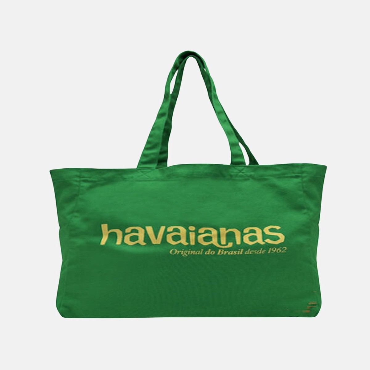 HAVAIANAS Women's XL Logo Green Beach Bag