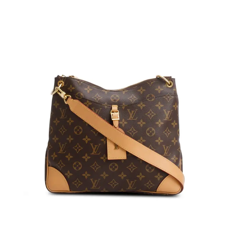 Louis Vuitton 2023 Monogram Odeon NM MM w/ Strap & Receipt