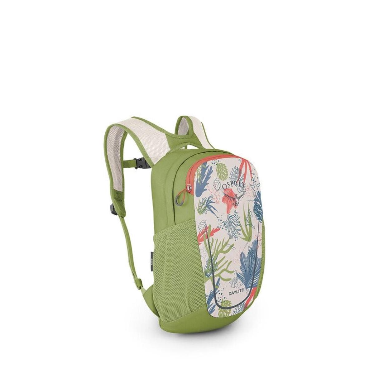 Osprey Daylite Kids 10L Backpack - Kid's Everyday (4-12 Y/O) (Coral Life Print Green)