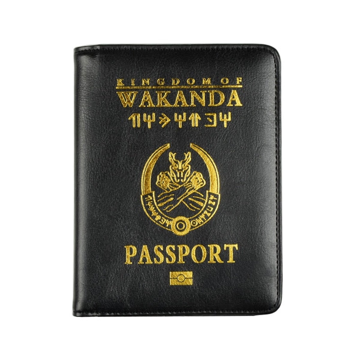 Hequn Brand Wakanda Forever Cover Passport Women Cute Soft Pu Leather Passport Holder Wallet Pink