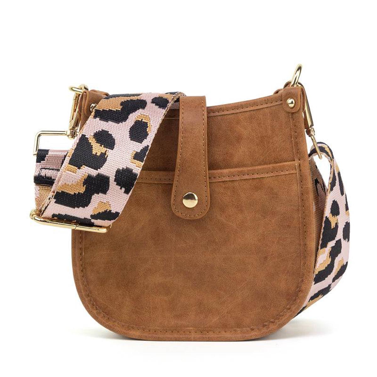 Compact Emmy Courier | Choose Your Strap - Brown | Star & Stripes