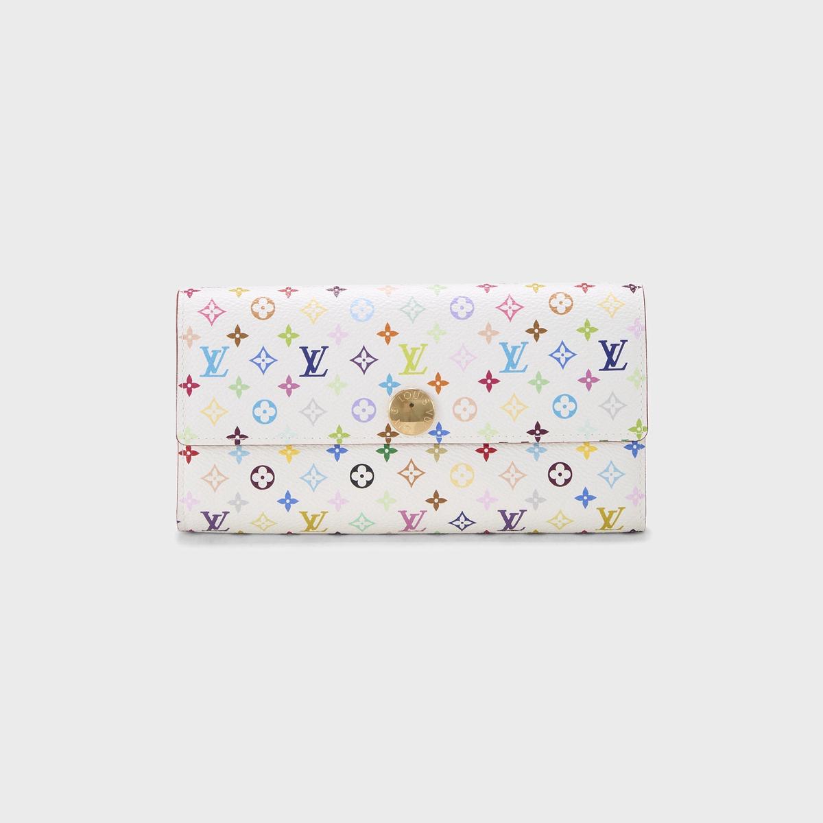 WGACA Takashi Murakami x Louis Vuitton White Monogram Multicolore Sarah - White
