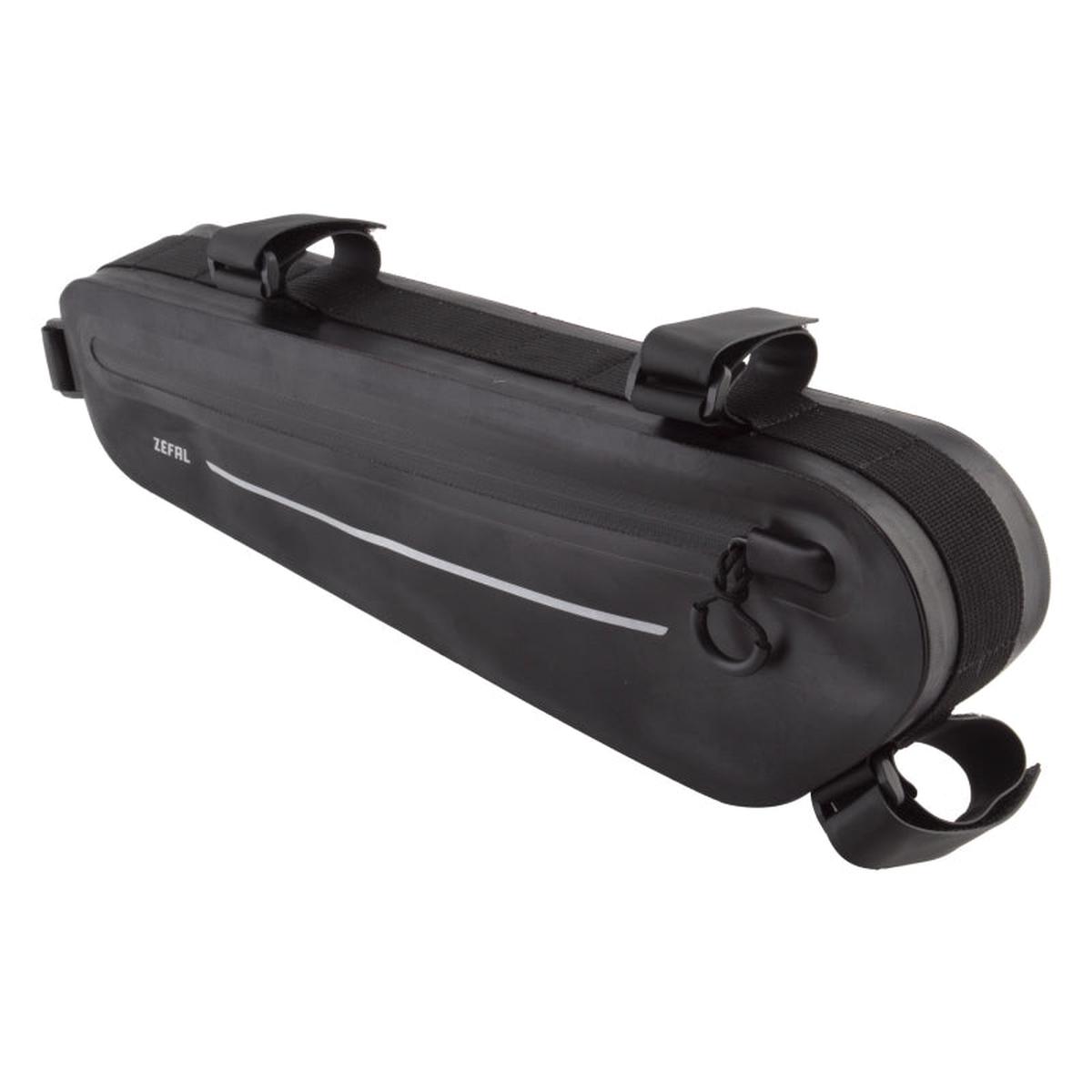 Zefal Z Adventure Frame Bag Velcro Straps 16.9x4.5x2.5` 201 c.i. Black