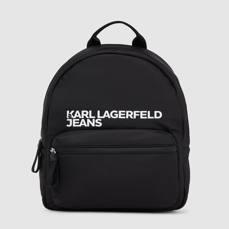 Logo nylon backpack