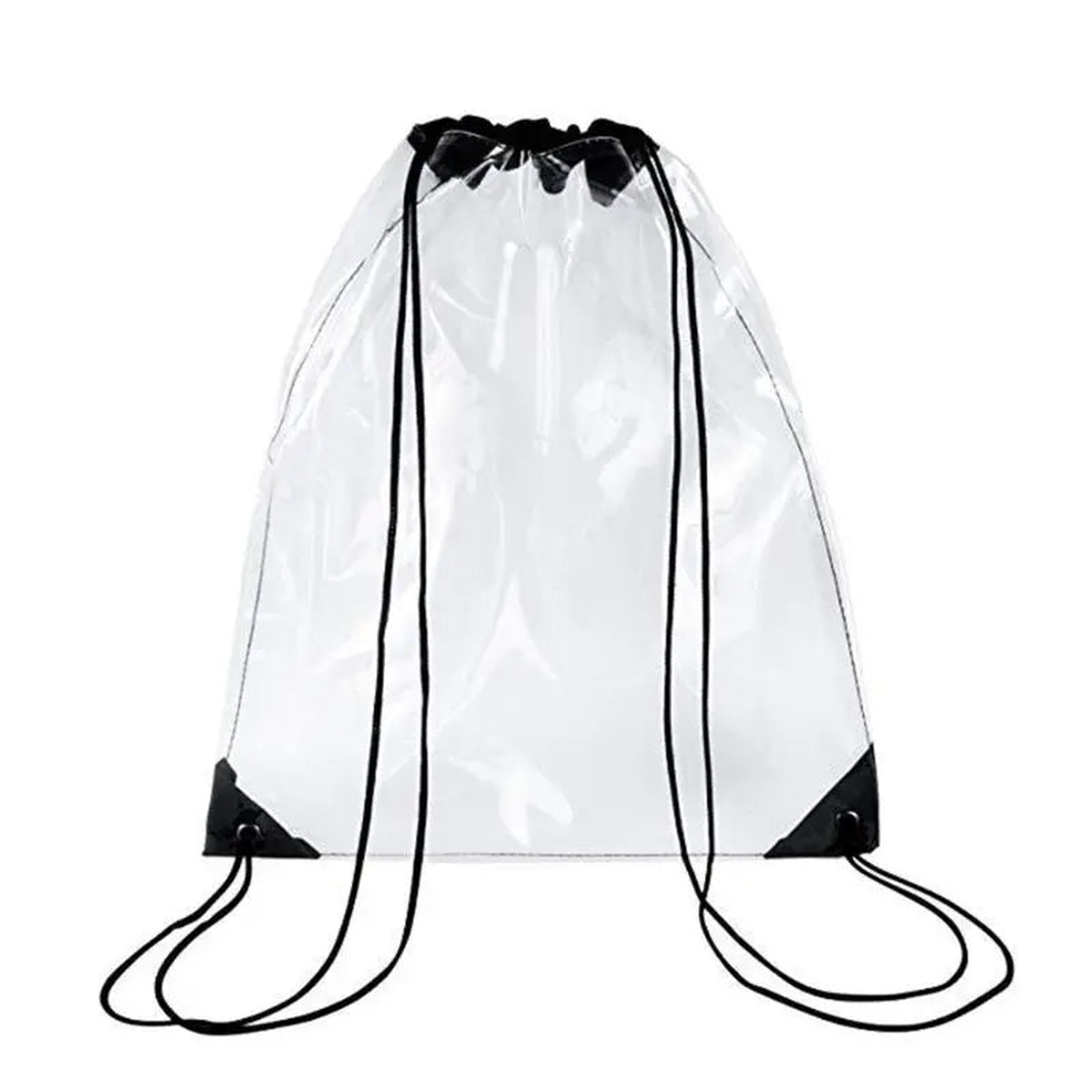 CPDD Clear Drawstring Backpack Gym Bag
