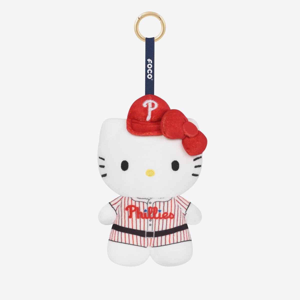 Philadelphia Phillies Plush Hello Kitty Bag Charm Keychain