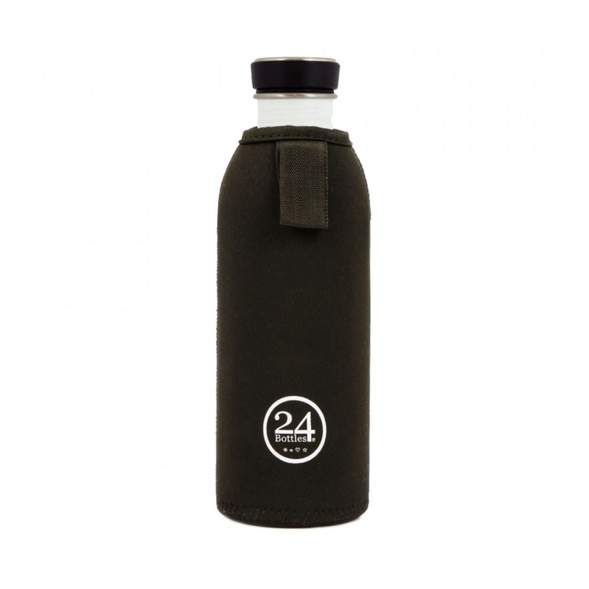 24 Bottles Thermal Water Bottle Cover 500ML - Black