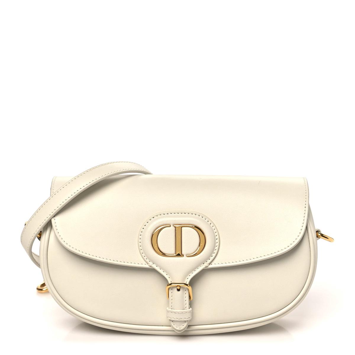 Box Calfskin East West Bobby Bag Latte