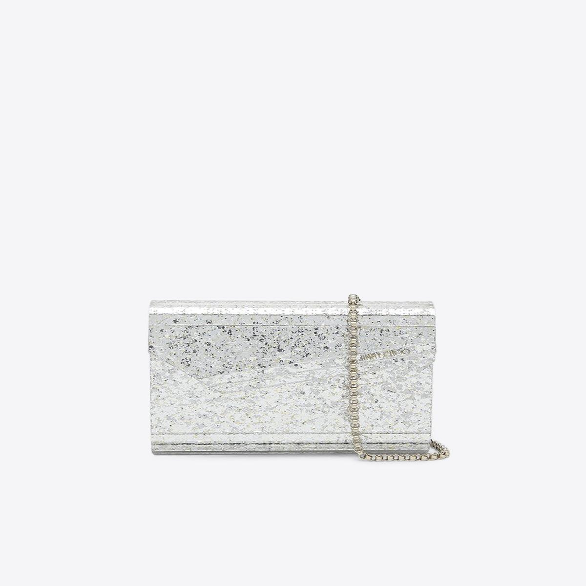 Candy Coarse Glitter Clutch Bag
