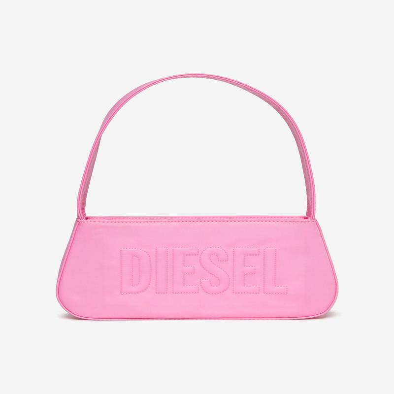 Diesel Girls Embossed Logo Handbag in Pink (25cm)